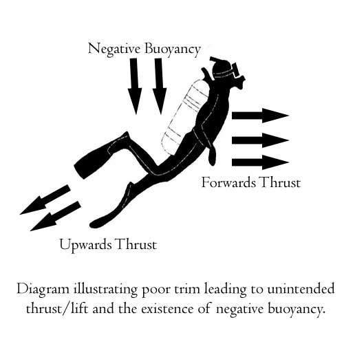 Trim-Thrust-Buoyancy scuba diving