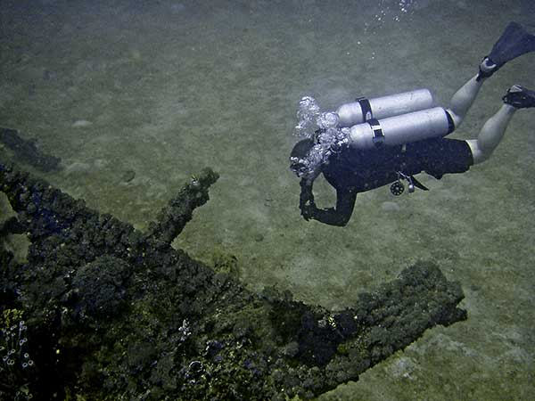 the balanced rig scuba diving