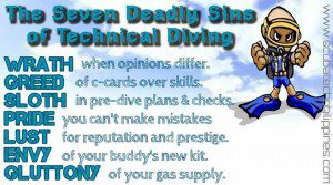 seven deadly sins of technical diving