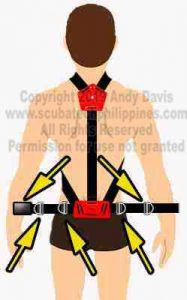Sidemount Harness Set Up copyright 2019 Andy Davis