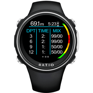 ratio idive color tech+ technical diving computer