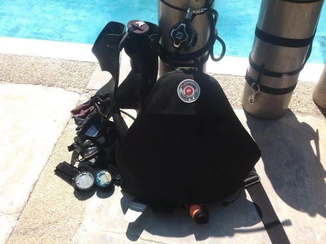 Aquamundo | British / Mexico Cave School heritage sidemount BCD Aquamundo | British / Mexico Cave School heritage sidemount BCD