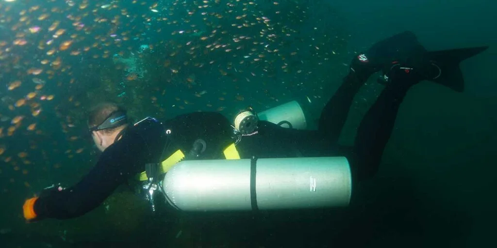 sidemount diving description guide details explanation information