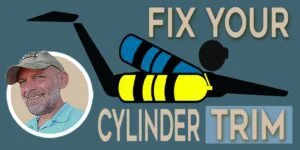 sidemount diving cylinder trim