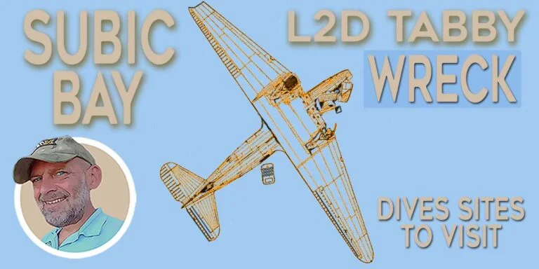 Showa L2D Tabby aircraft wreck subic bay philippines