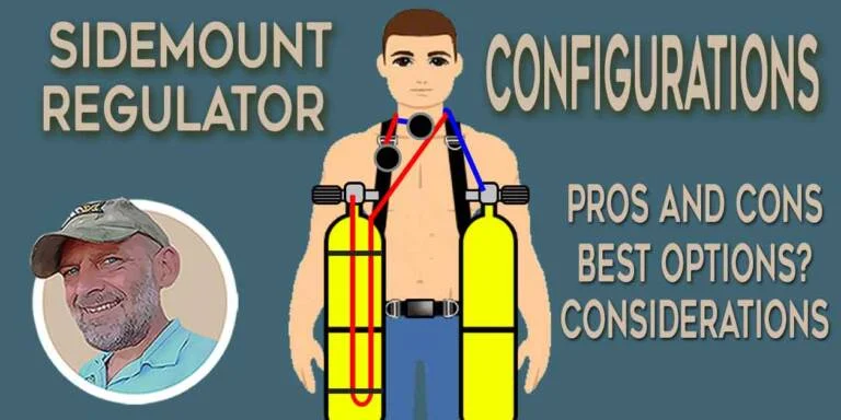 sidemount regulator configuration