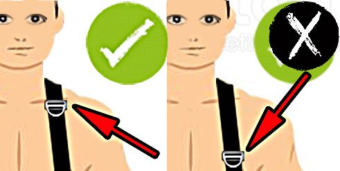 how to configue a custom sidemount harness: step 8 position the shoulder D-rings