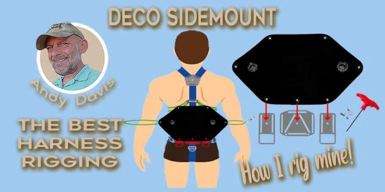 Deco-sidemount-harness-rigging-assembly