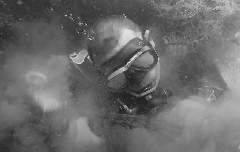 Real-life lost guideline search procedures are not the same as carefully controlled drills during advanced wreck training courses.