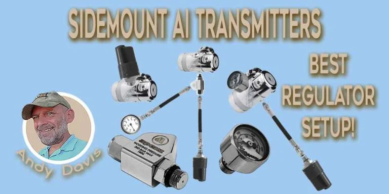 sidemount air integration AI transmitters configuration setup regulators