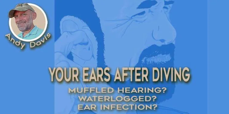 Muffled hearing after diving. Ear care for divers. Ear infection. Water in the ears. Courtest of https://www.myupchar.com/en (creative comments)