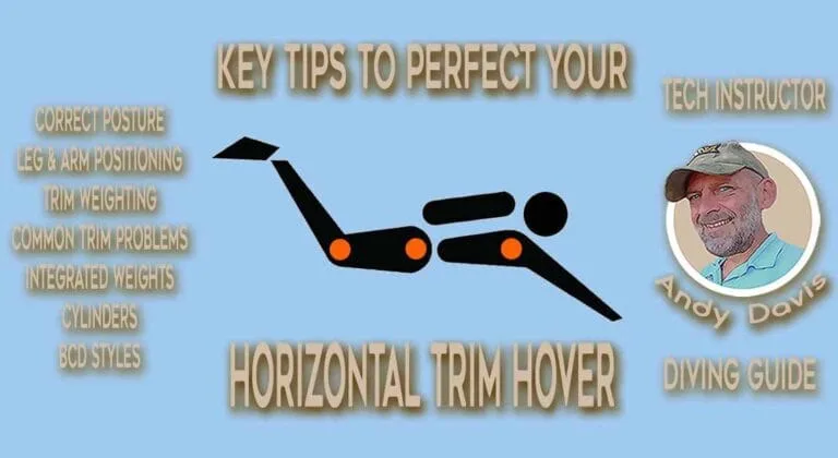 tips for horizontal trim hover when scuba diving
