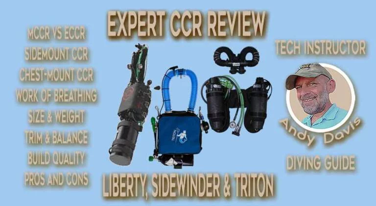 CCR Review Liberty Sidemount KISS Sidewinder Triton