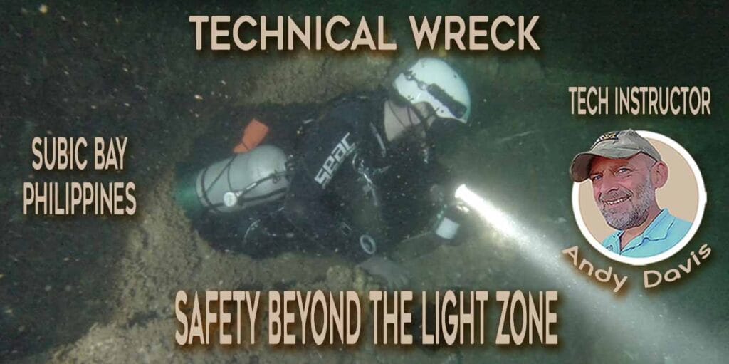 Technical Wreck course Subic Bay Philippiines with andy davis