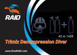 Trimix Decompression Diver Course subic RAID Davis